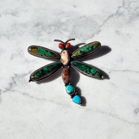 Navajo Dragonfly Pendant/Brooch
