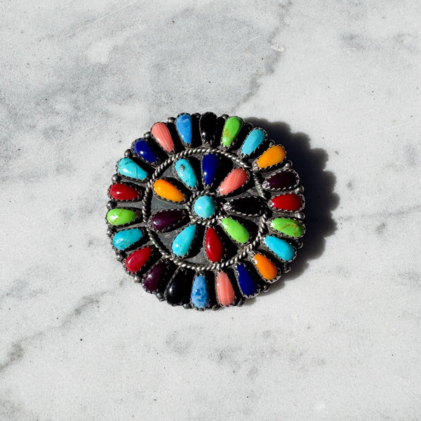 Navajo Needlepoint Brooch/Pendant
