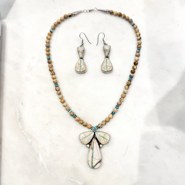 Boulder Ribbon Tourquoise Set