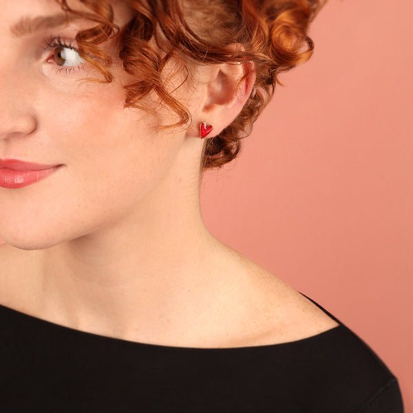 Taratata Heart Stud Earrings
