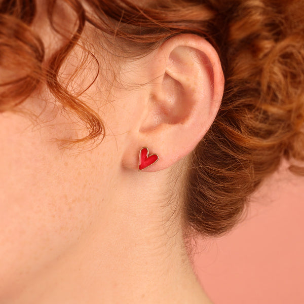 Taratata Heart Stud Earrings