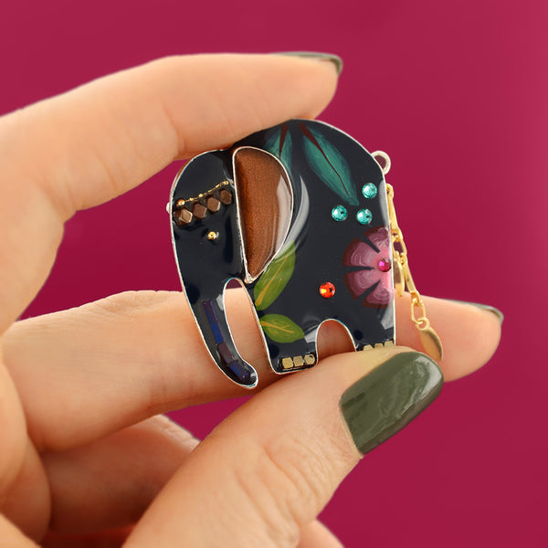 Taratata Elephant Brooch