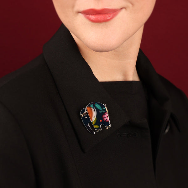 Taratata Elephant Brooch