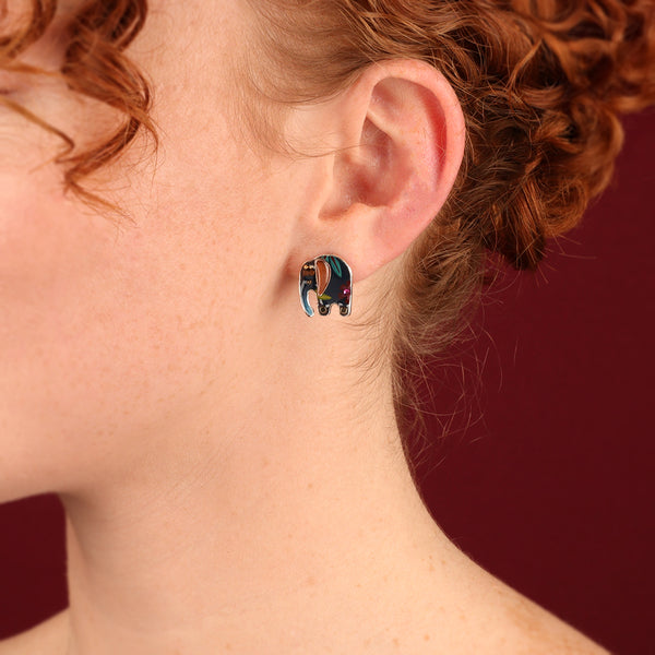 Taratata Elephant Stud Earrings