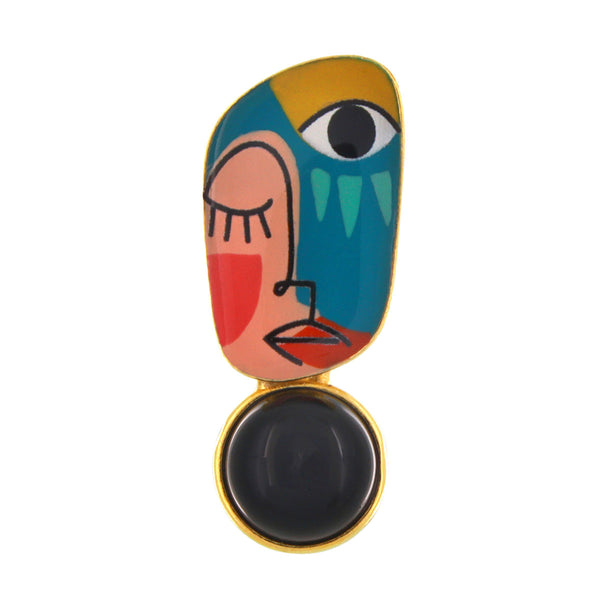 Taratata Abstract Brooch