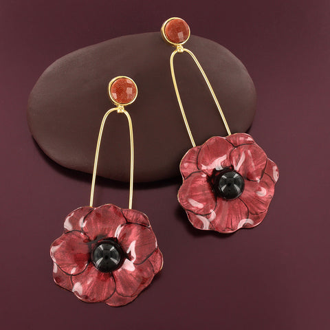 Taratata 'Carmen' Rose Earrings