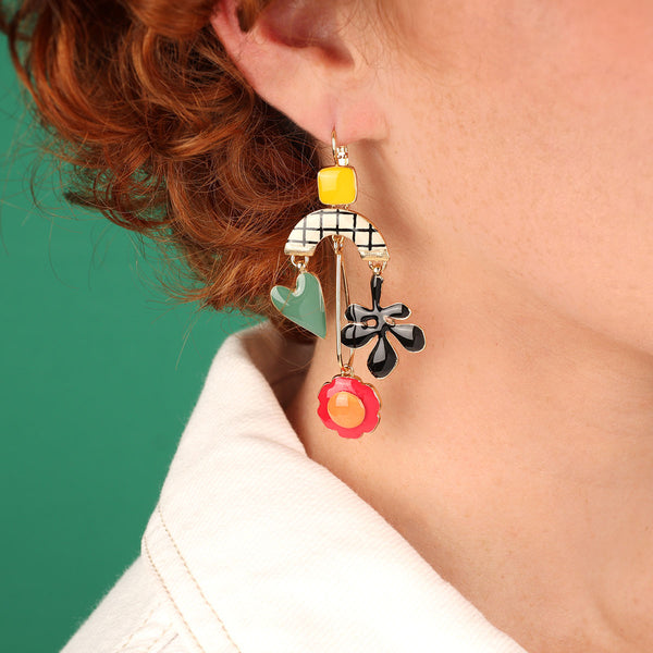 Taratata 'Arty' Abstract Earrings