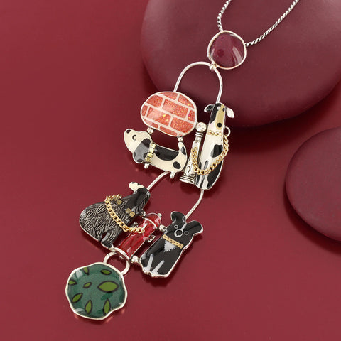 Taratata 'Pas Bouger' Dog Necklace