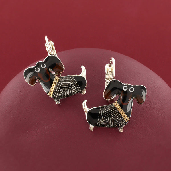 Taratata 'Pas Bouger' Dashchund Earrings