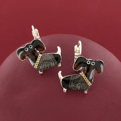 Taratata 'Pas Bouger' Dashchund Earrings
