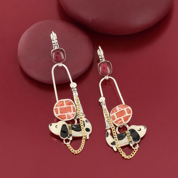 Taratata 'Pas Bouger' Dog Earrings