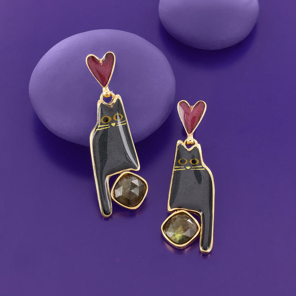 Taratata 'Magic' Cat Earrings