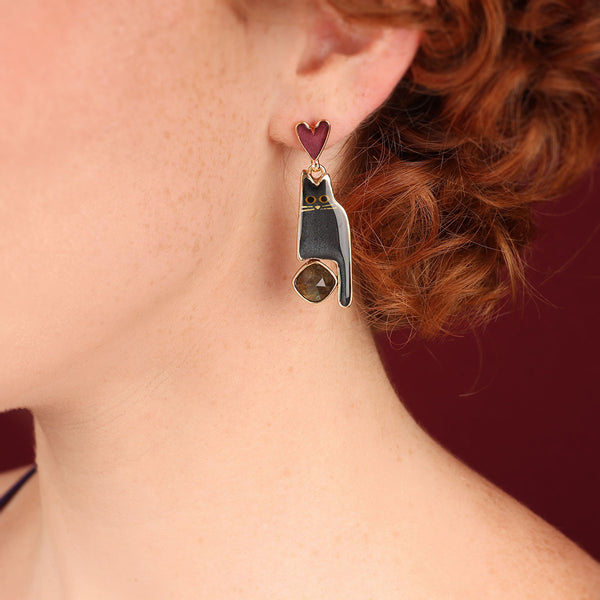 Taratata 'Magic' Cat Earrings