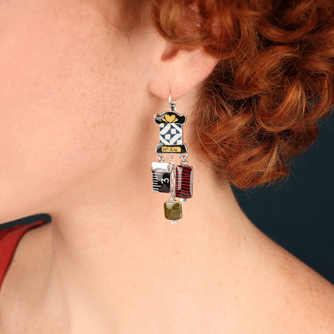 Taratata 'Ruban' Yarn Earrings