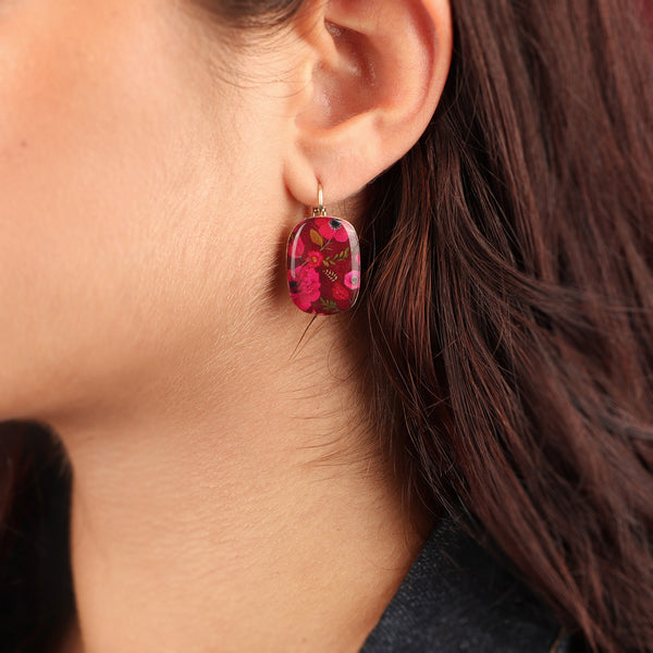 Taratata 'Velvet' Flower Earrings