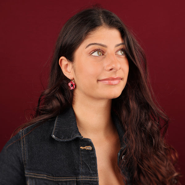 Taratata 'Velvet' Flower Earrings