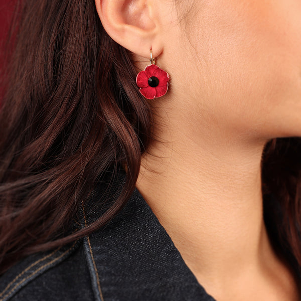 Taratata 'Velvet' Flower Earrings