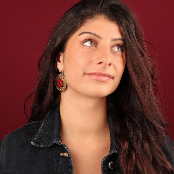 Taratata 'Velvet' Flower Earrings