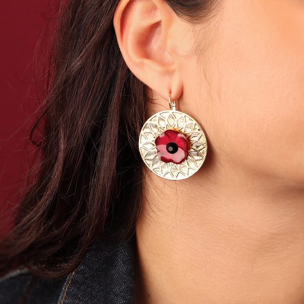 Taratata 'Velvet' Flower Earrings