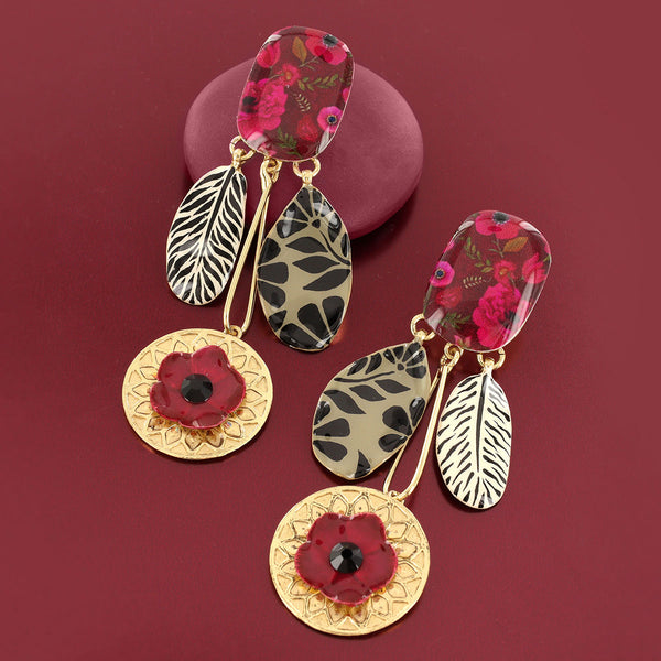 Taratata 'Velvet' Flower Earrings