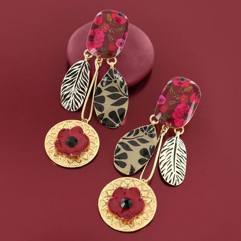 Taratata 'Velvet' Flower Earrings