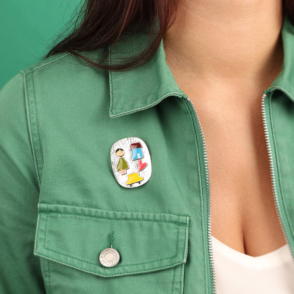 Taratata 'Gommettes' Brooch