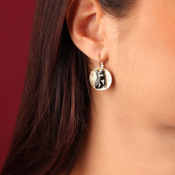Taratata 'Fluffy' Cat Earrings