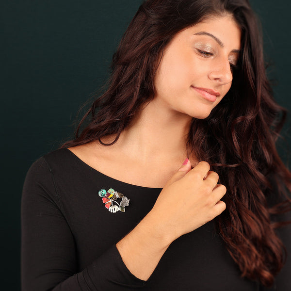 Taratata 'Belle Etoile' Owl Brooch