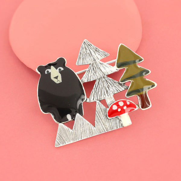 Taratata 'Grizzli' Bear Brooch