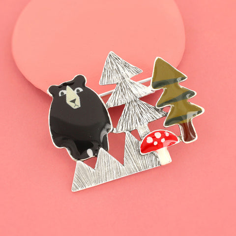 Taratata 'Grizzli' Bear Brooch