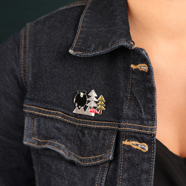 Taratata 'Grizzli' Bear Brooch