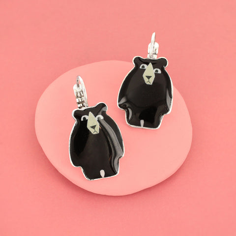 Taratata 'Grizzli' Bear Earrings