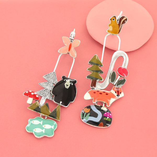 Taratata 'Grizzli' Bear Earrings