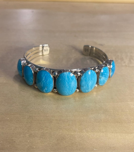 Arizona Turquoise Navajo Cuff - M Smith