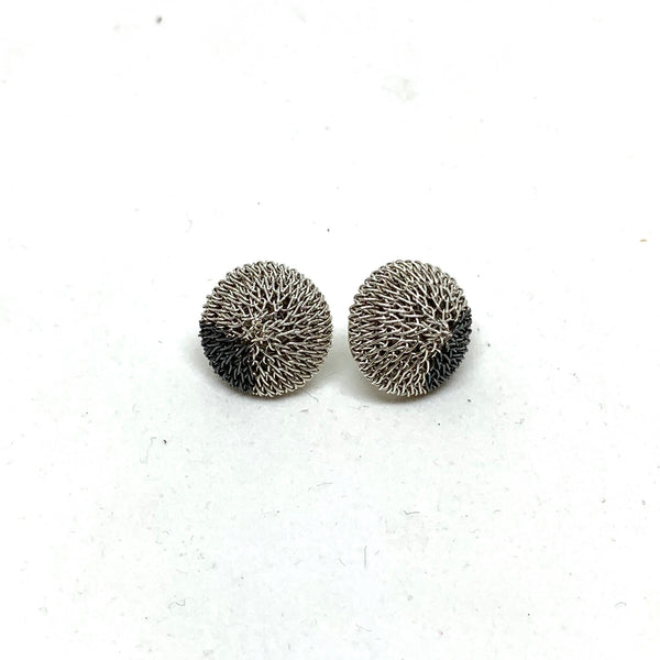 Woven Small Stud Earrings - Milena Zu