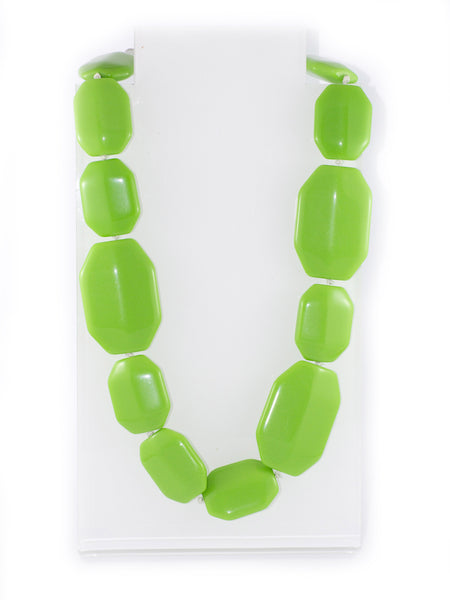 Sirocco Green Resin Tile Necklace