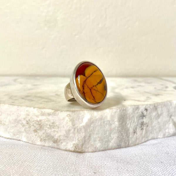 Mookaite Jasper Ring