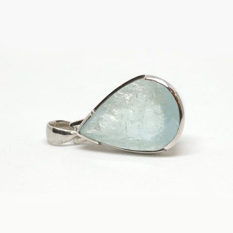 Teardrop Aquamarine Pendant