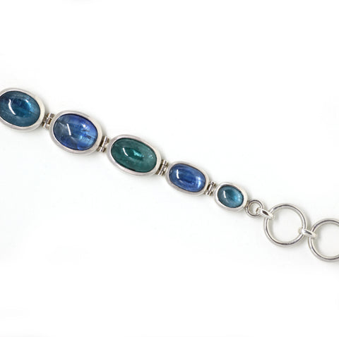 Blue and Green Kyanite Bracelet