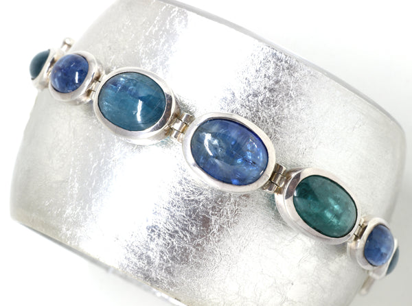 Blue and Green Kyanite Bracelet