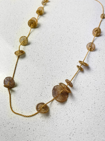 Woven Saucers Necklace - Milena Zu