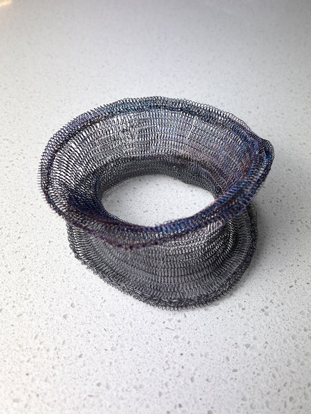 Woven Fold Bangle - Milena Zu