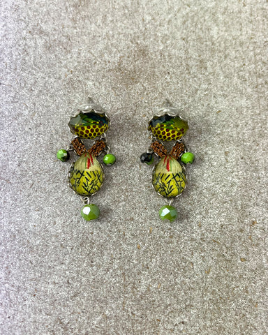 Green Meadow Earrings R1635 - Ayala Bar 21/22